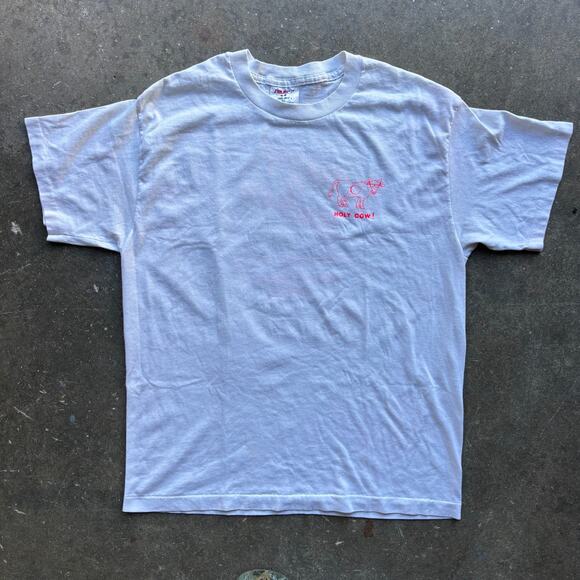 Harry and Steves Mens Vintage T-Shirt Size XL Single Stitch USA Vintage Neon 90s - Picture 7 of 9